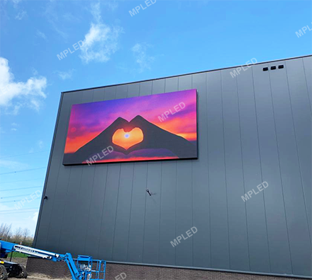 MPLED Outdoor-led-advertising-display Wall-mounted ultra-thin advertising screen