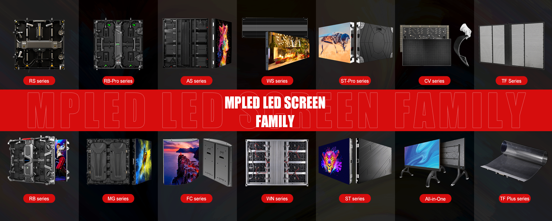 MPLED Product Homepage Picture LED Display led wall screen