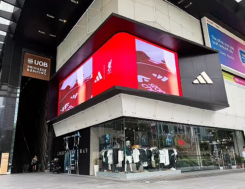 Рекламная светодиодная стена DOOH