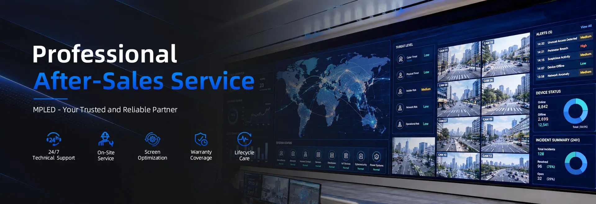 led display screen After-sales service
