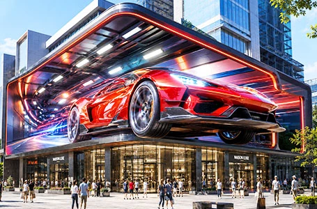 裸眼3D LEDディスプレイウォール